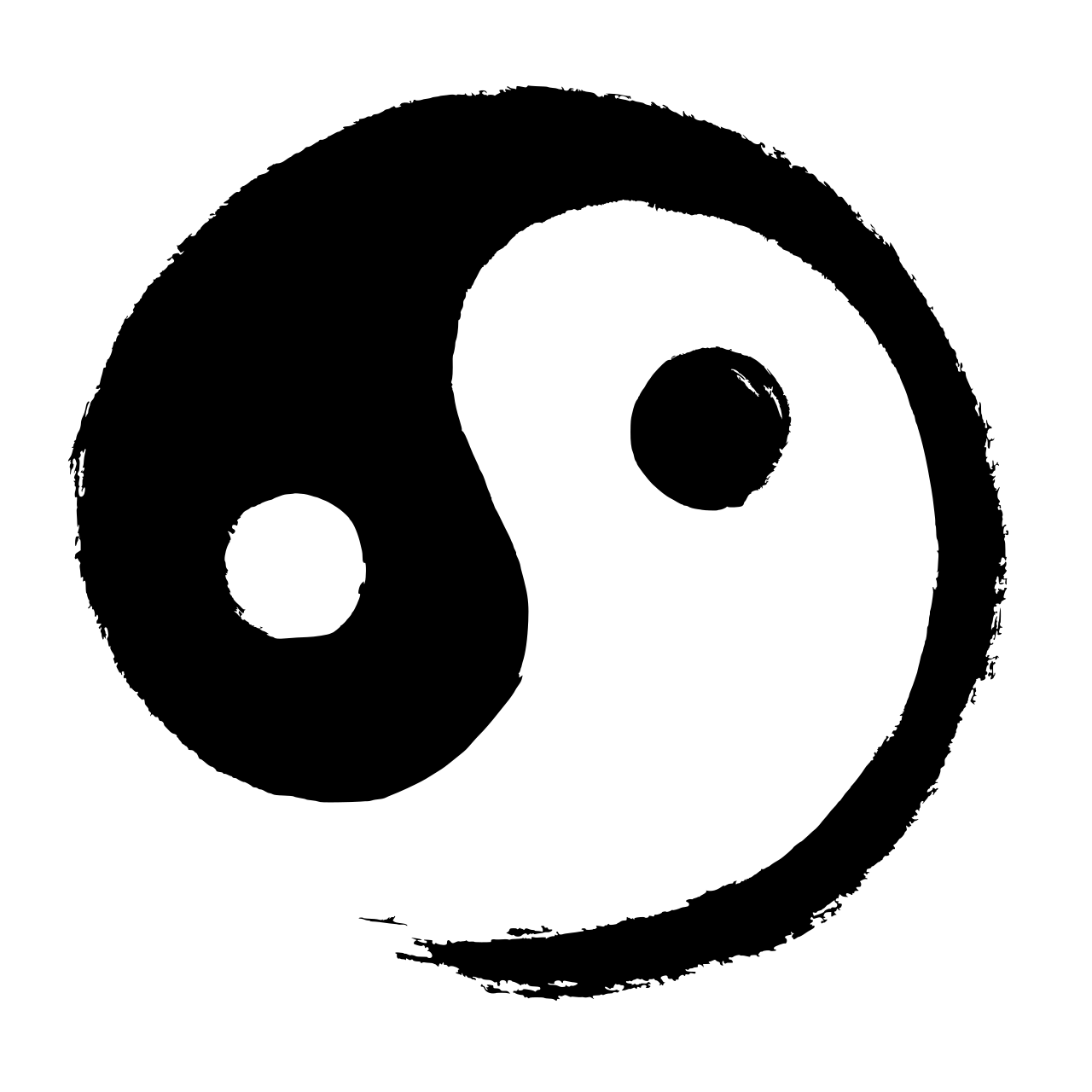 The taijitu (yin-yang) — the framework of complementary opposites that orthodox/unorthodox borrows