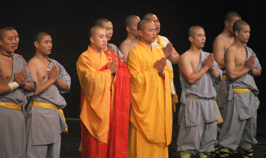 Shaolin Monastery monks — the most famous historical martial-arts sect
