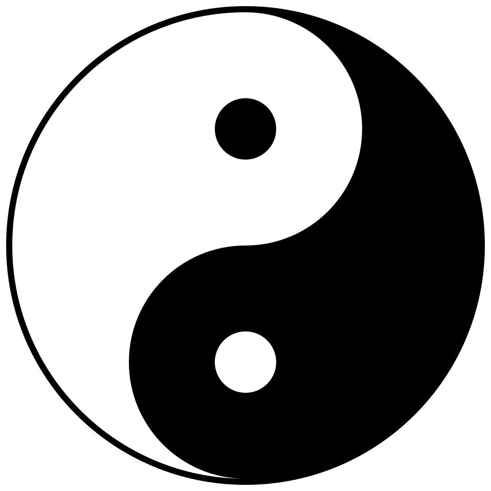 Taijitu — the yin-yang symbol representing complementary forces in Chinese philosophy