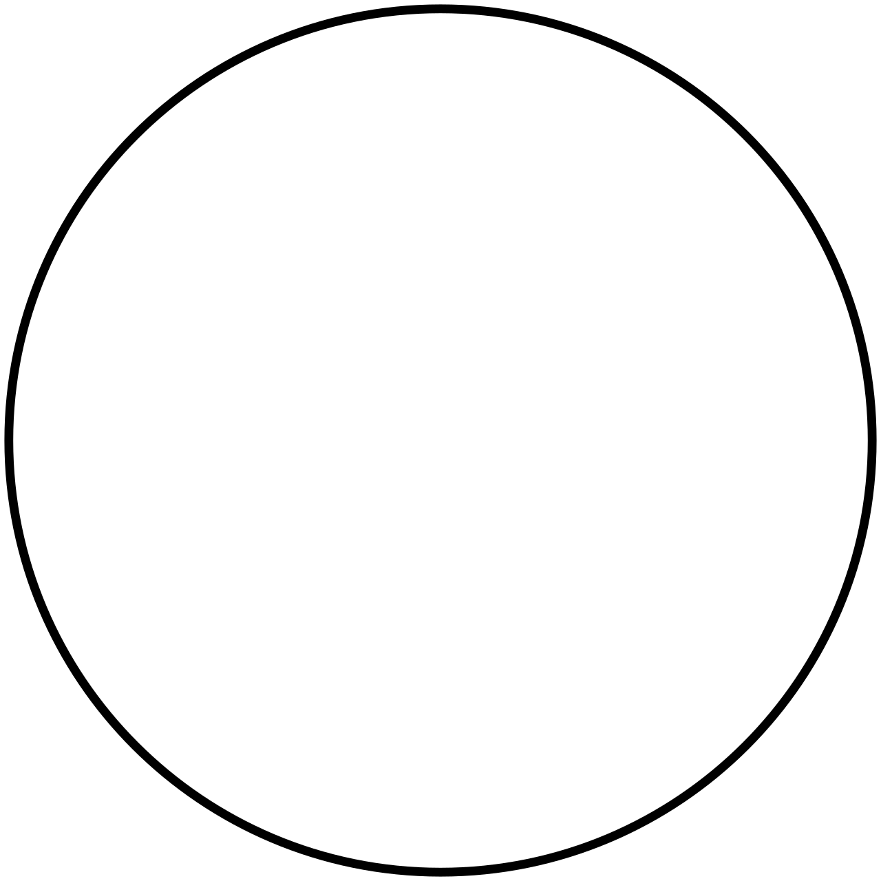 Wuji — the Daoist void preceding Taiji, depicted as the empty circle before yin-yang differentiation